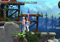 Magician lady having sex in erolyn chan erotic hentai game video