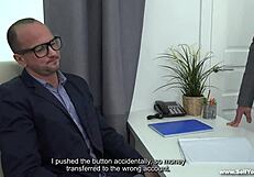 Husband's boss fucks shaved teen asa belle