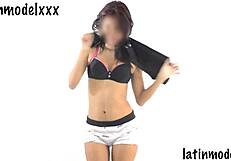 latina dancer strips in casting interview