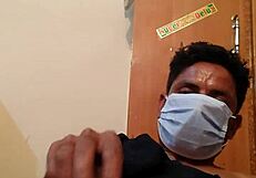 Horny Maid Gives Handjob To Massive Cock!