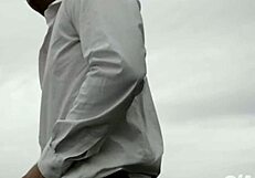 Men in suits strip naked for gay boxing and orgasm