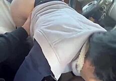 he watches her perfect ass as she squeezes his cock