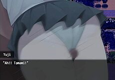 cumming on girl's thighs in public?