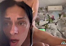 Homemade Rough Sex: Wife Riding And Sucking Cock.