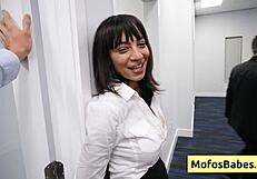 Watch This Horny Busty Secretary Sasha Pearl Get FUCKED In The Office By Parker Ambrose!