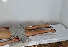 Amateur solo ass massage with beautiful women.