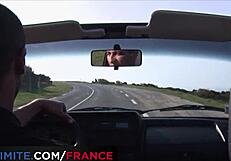 Hot babe gets anal outdoors, loving every lick