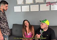 Sara Blonde fucks her brother-in-law to keep her secret from husband.