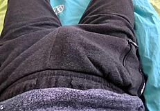 Peeing in my pants on the bed