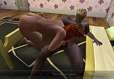 Step uncle fucks shy best friend in college missionary scene