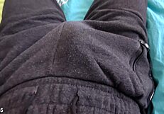 Peeing in my pants on the bed