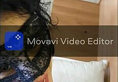 married milf subtly sits on big black cock for anal