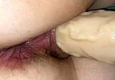 Amateur Wife Fucking Herself With Huge Dildos In Raw Action