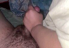 I masturbate while sucking and swallowing his cum