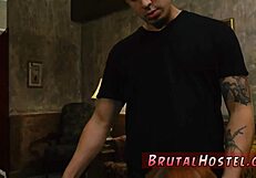 Big ass teen gets dp'd by machine in bondage