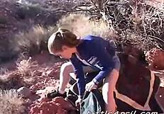 Outdoor teen april masturbates in solo session?