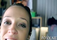 Sex model Jada Stevens in blowjob and fucking contest from POV