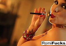 damn, romi rain works her wet pussy like a pro