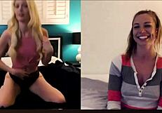 Aidra Fox Enjoys Webcam Sex With Lesbian Gf Charlotte Stokely, Pussy Cunilingus And Muff Diving.