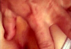 French amateur fucks in satin panties and lingerie, pussy pounding doggystyle POV