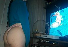 Gamer Girl Playing With Me In Homemade Taboo Setting