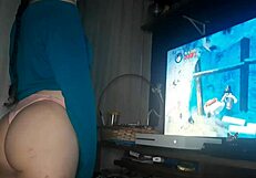 Gamer Girl Playing With Me In Homemade Taboo Setting