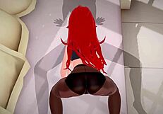 Tease Itsuki Nakano Redhead Hentai Blowjob?