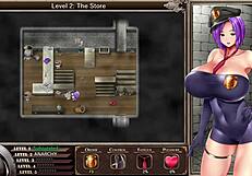 yo, this powerful slime almost takes down the cop in karryns prison ep6