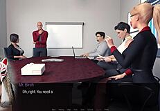 Jessica Oneil starts her first day at the office in Hard News episode 3