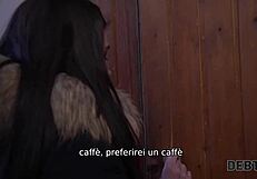 डेब्ट4के में एक टीनी 18+ 18+ रूसी कलेक्टर के कॉक से कैश के लिए सेक्स ट्रेड करती है रफ पीओवी में।