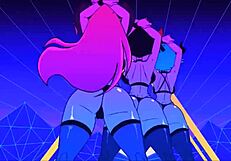 Watch this pornstar dance in panties, teasing with big tits and ass