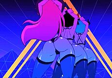 Watch this pornstar dance in panties, teasing with big tits and ass