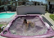 Dayanara In Hot Tub Pov: Skinny And Sexy?