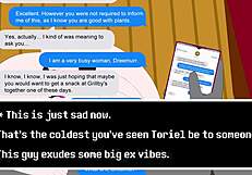 Toriel cartoon comes alive in wild animated action