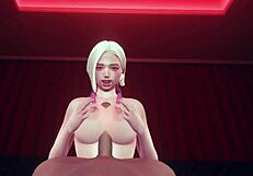 In this hentai POV, the step sister gives jerk off instructions while riding in cowgirl position with deepthroat.