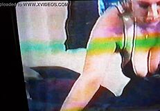 Wife with Big Tits Gives Blowjob