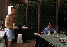 Johnny And Robbie Rivers Bareback Fuck In Penthouse Pool!