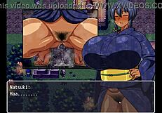 Tanned Girl Natsuki Hentai Game Ep 35 Exhibitionist Peeing Is Making Her Pussy All Wet