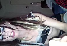 Russian Amateur Gives Sloppy BLOWJOB in Homemade Video Leading to Cumshot