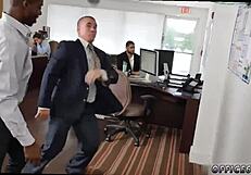 Naked big dick in gay sex scene.