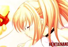 Busty Redhead Hentai Babe Gives Blowjob In Doggystyle And Missionary Positions