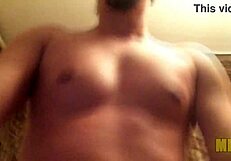 alone at home with brown eyes and young 18+ body, feeling emotional during solo masturbation