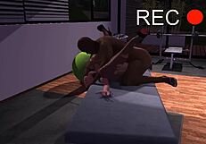 busty slutty cop in eps2 side story with big cock action