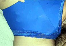 Stepsister's wet panties lead to tight pussy fucking on couch