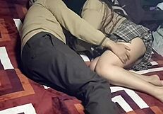 mexican student gets cum on ass after class