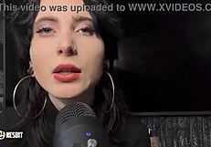 German sissy submits to domination and dirty talk with Lou Nesbit and Lia Louise