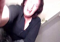 Giantess dawn traps neighbor under panties