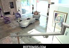 Gizelle blanco gives intense blowjob and deepthroat to stepbro pov