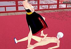 Watch Azula give a blowjob POV in Avatar free