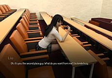 That was a close one almost caught! College bound babe roleplays big tits teen 18+ POV bound horny fun